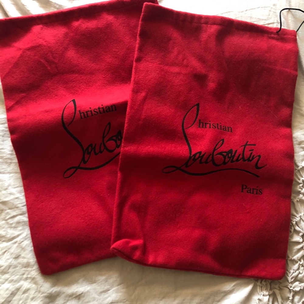 Louboutin shoe bags